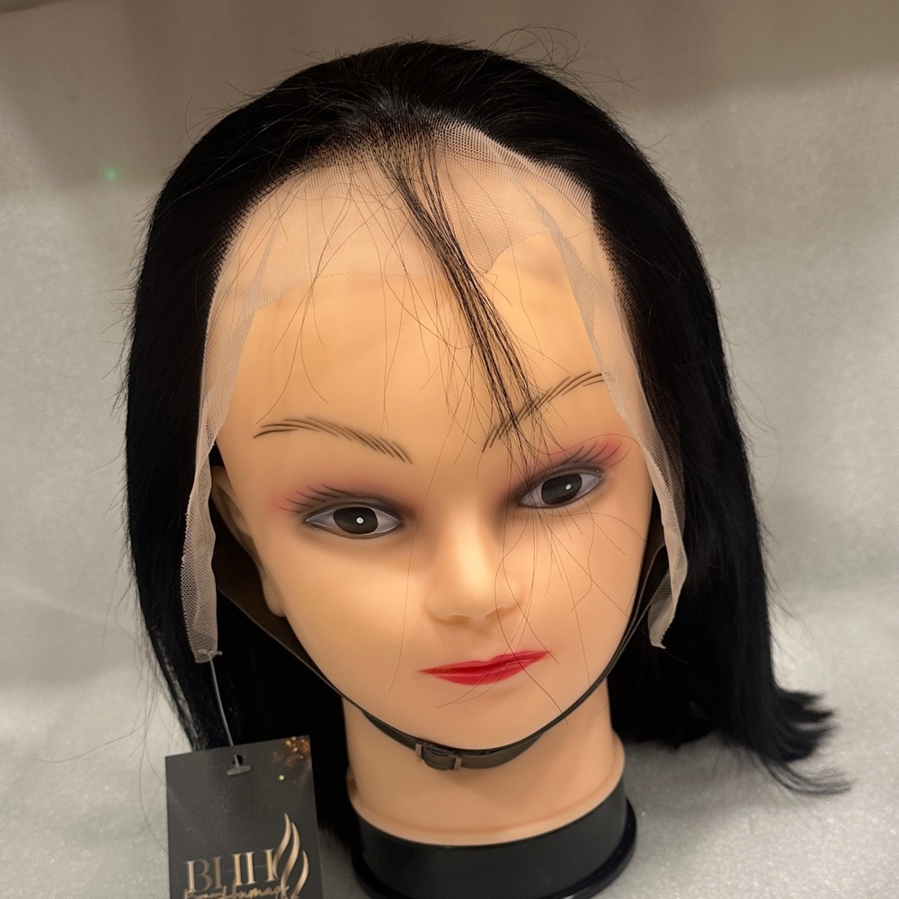 Sleek Black Lace Front Wig
